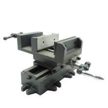 4" Cross Slide Drill Press Vise 2 Way Heavy Duty Clamp Machine